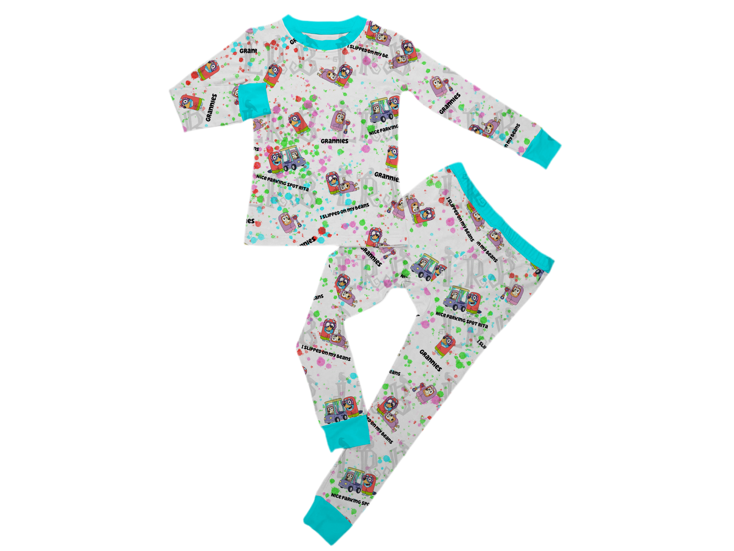 2 Piece Bamboo Pj Set