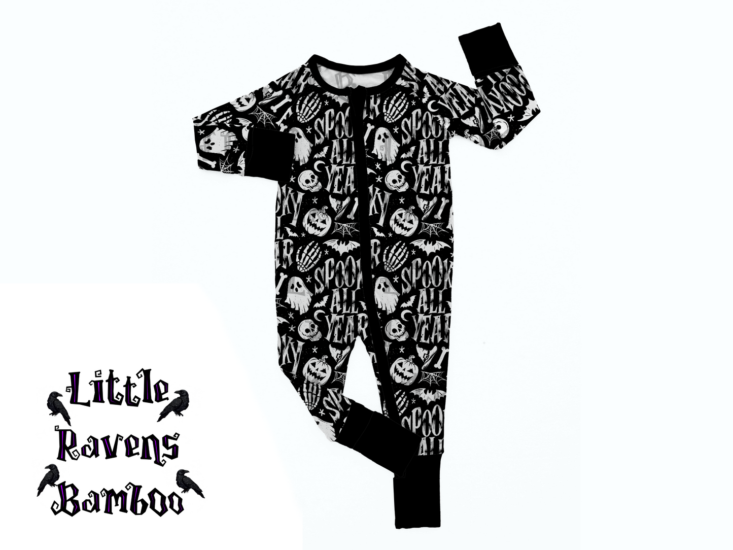 Spooky All Year Bamboo Convertible Zip