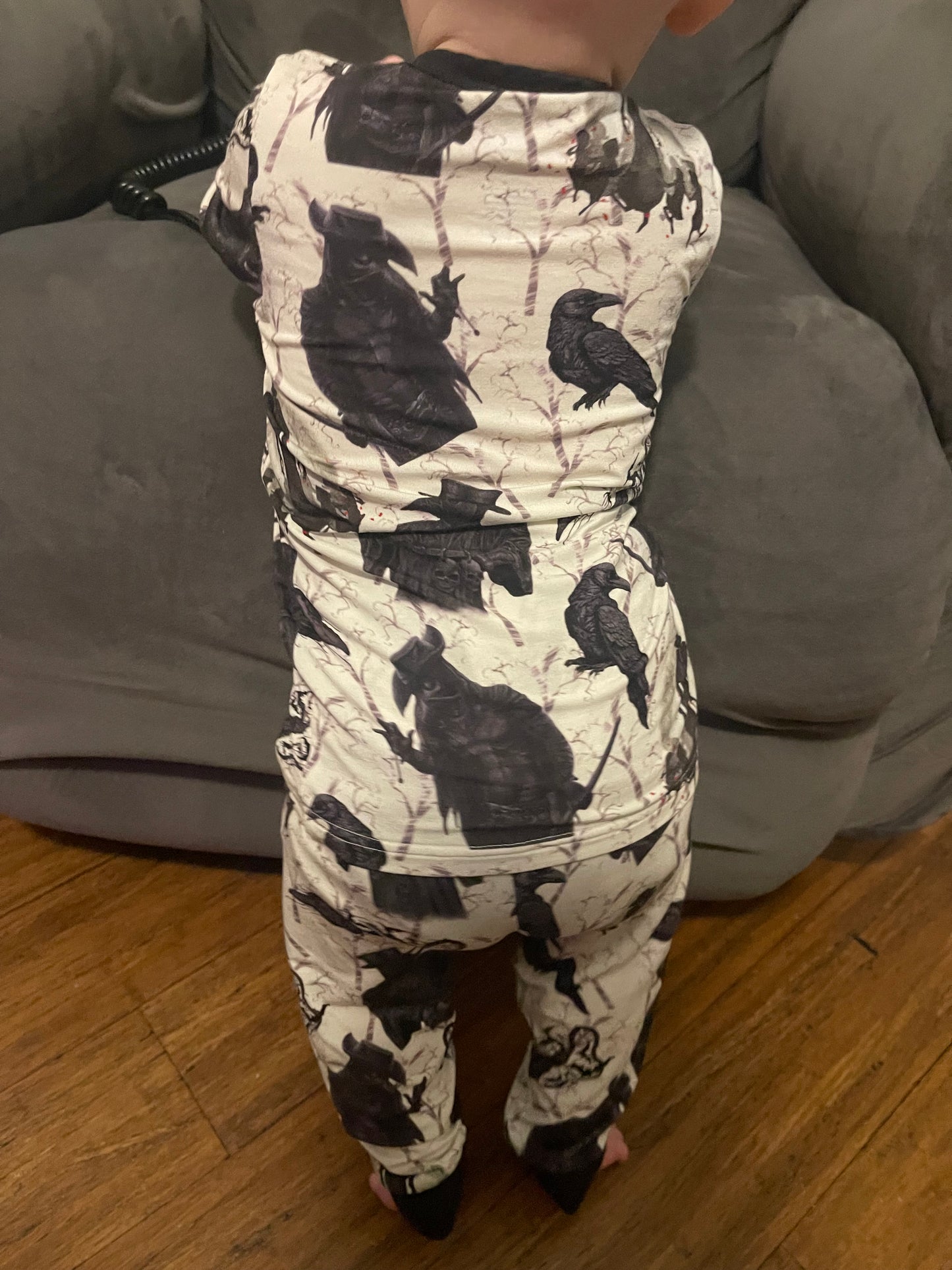 Plague Doctor 2 Piece Bamboo Pajama Set