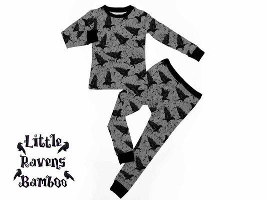 Ravens 2 Piece Bamboo Pajama Set (PRE-ORDER)