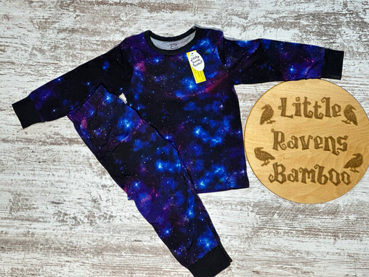 Galaxy 2 Piece Pajama Set